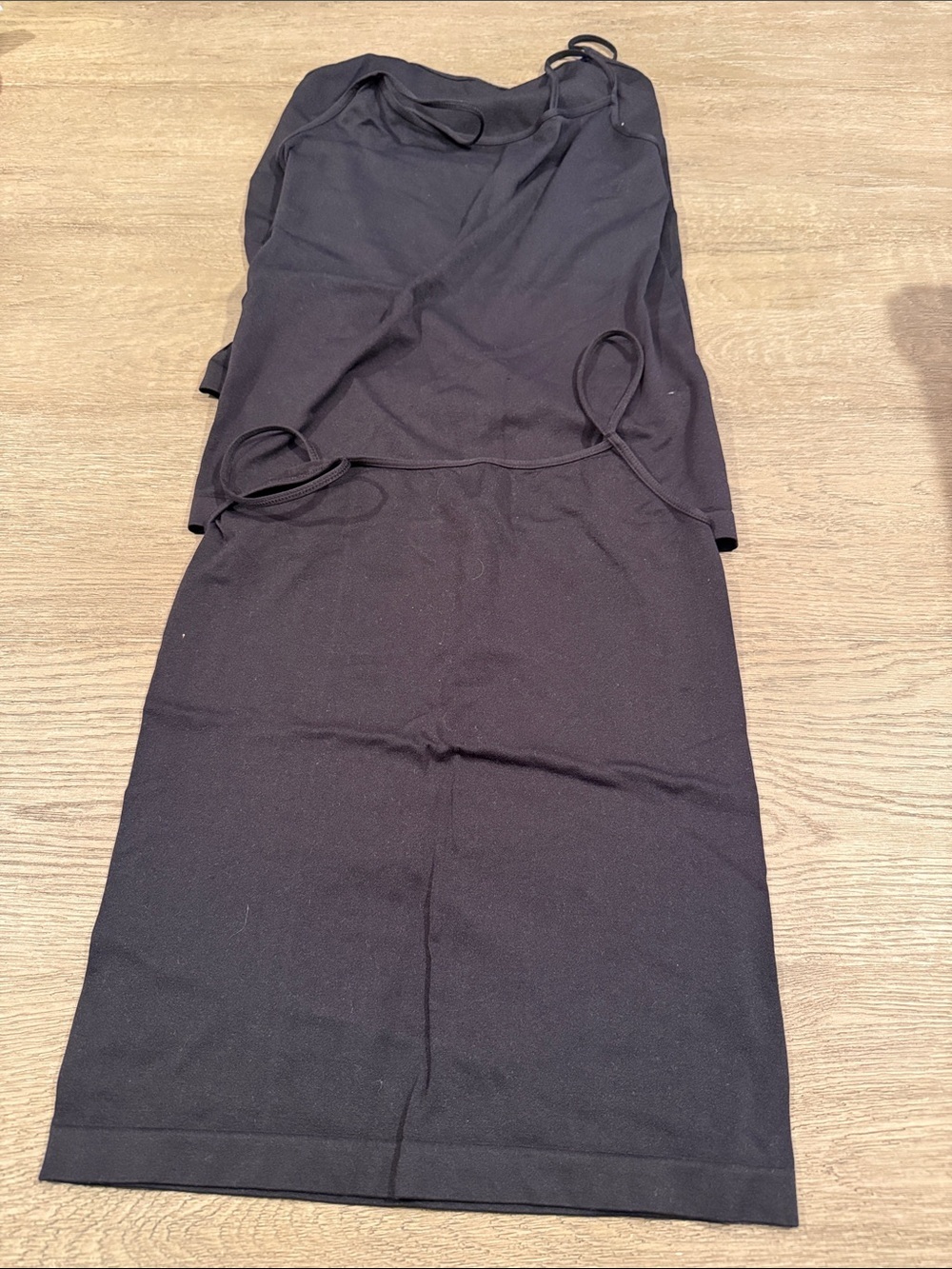 Black Spaghetti strap Bodycon tank tops bundle of 3